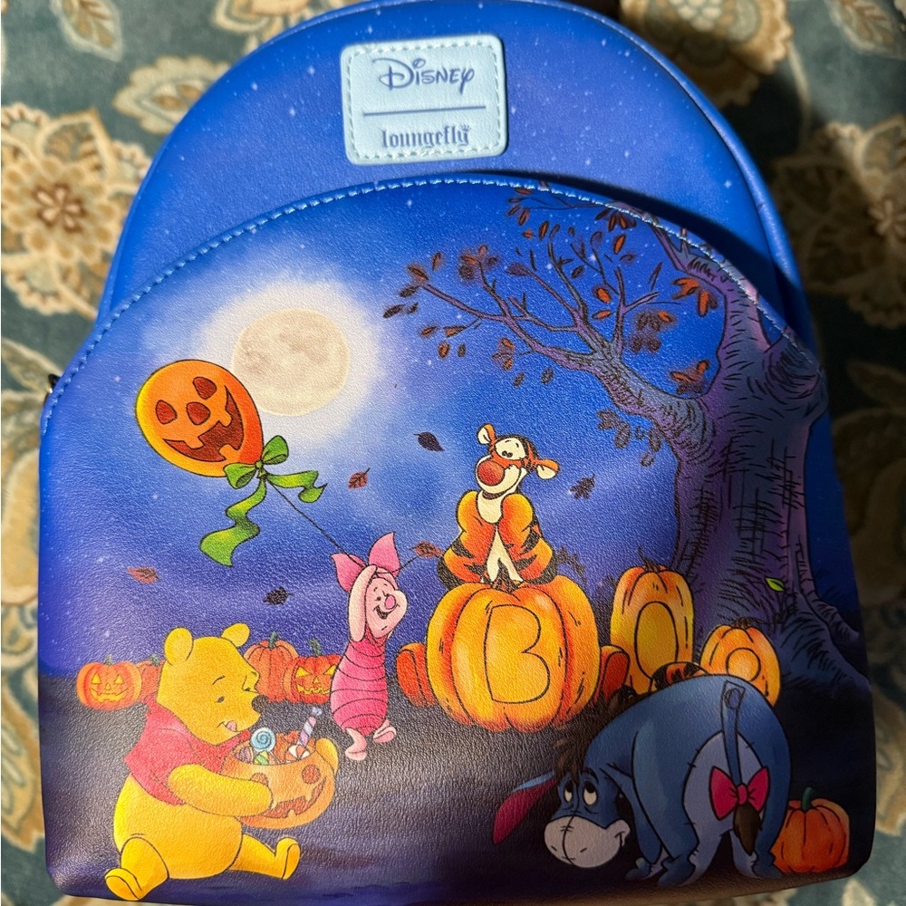 Loungefly  Backpack - Winnie the Pooh Blue and Yellow  Disney